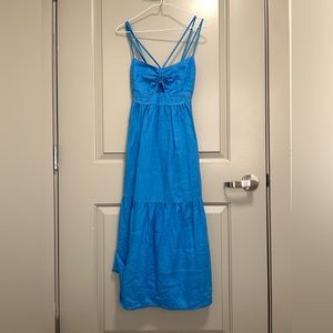 Mango blue summer dress (size 0)